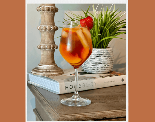 Peach Spritzer Mocktail