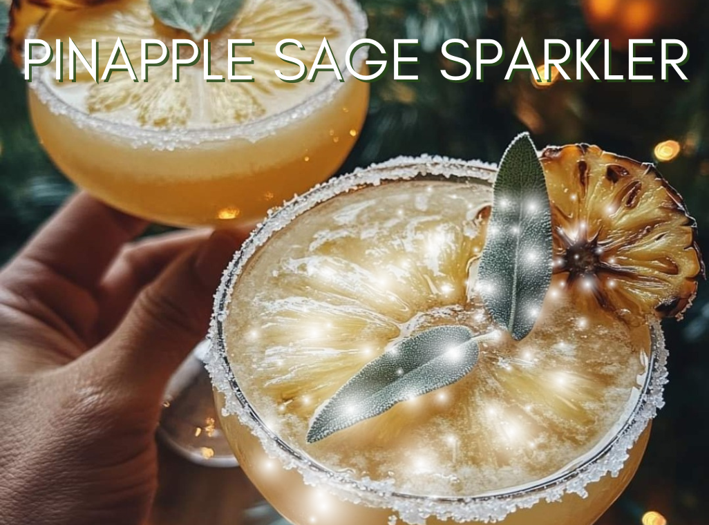 Holiday Pineapple-Sage Sparkler Recipe