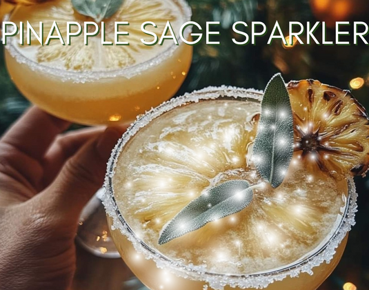 Holiday Pineapple-Sage Sparkler Recipe