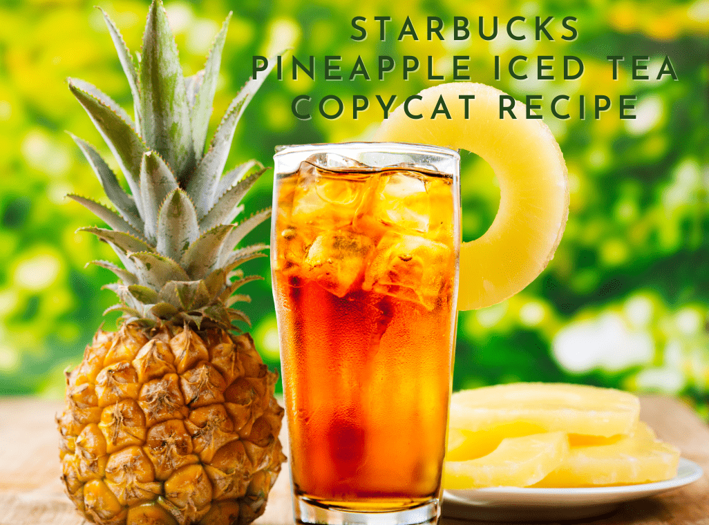 Sip Smart with Homemade Avocado Leaf Black Tea Pineapple Iced Tea