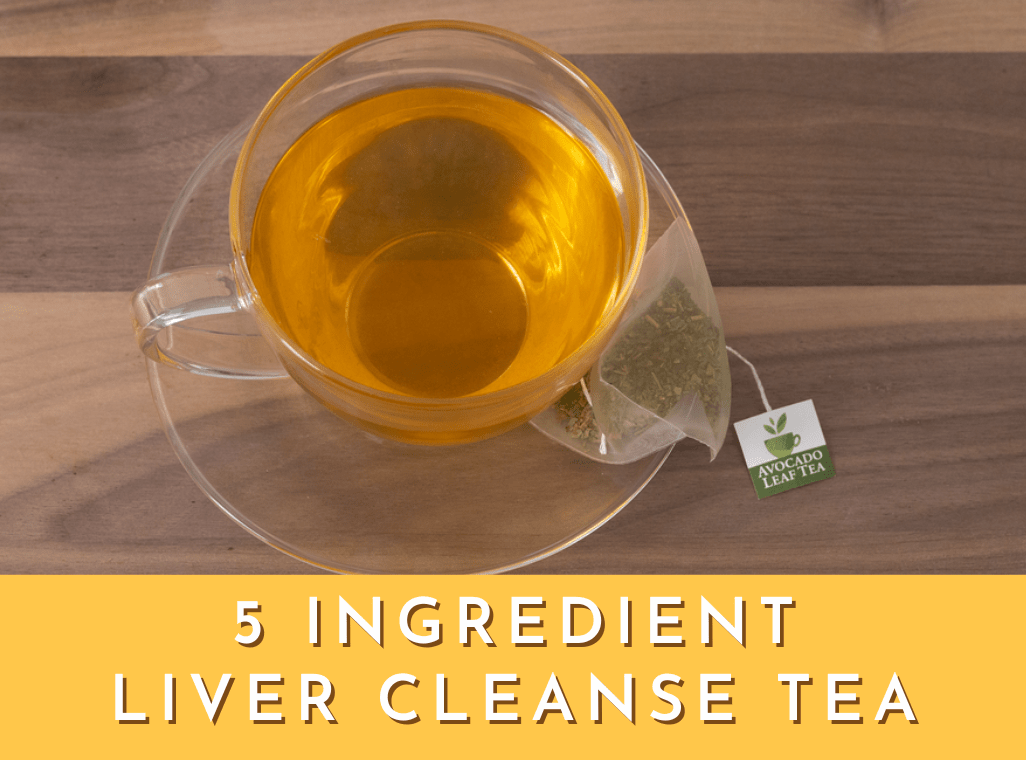 Avocado Leaf Lemon Blend Liver and Kidney Cleanse Tonic