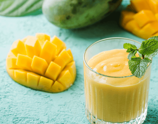 Frozen Mango Tea Smoothie