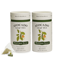 2 Pack Avocado Leaf Tea Natural - Avocado Tea Co., biodegradable tea sachet, Vegan friendly