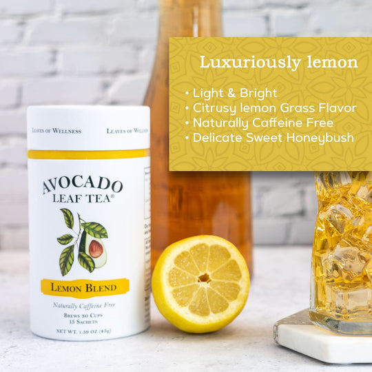 2 Pack Avocado Leaf Tea Lemon Blend - Avocado Tea Co.
