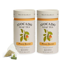 2 Pack Avocado Leaf Tea Peach Blend - Avocado Tea Co.