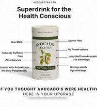 2 pack Avocado Natural Leaf - Avocado Tea Co.