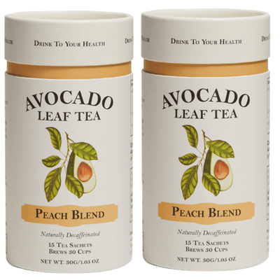 2 Pack Avocado Leaf Tea Peach Blend