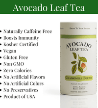 avocado leaf chammomile tea, aquacate te, health benefits, natural energy, antioxidant rich, wellness beverage, tea blend