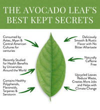 The best kept secrets of the avocado leaf, healthy, beneficial, delicious, Drank for centuries for natural health benefits