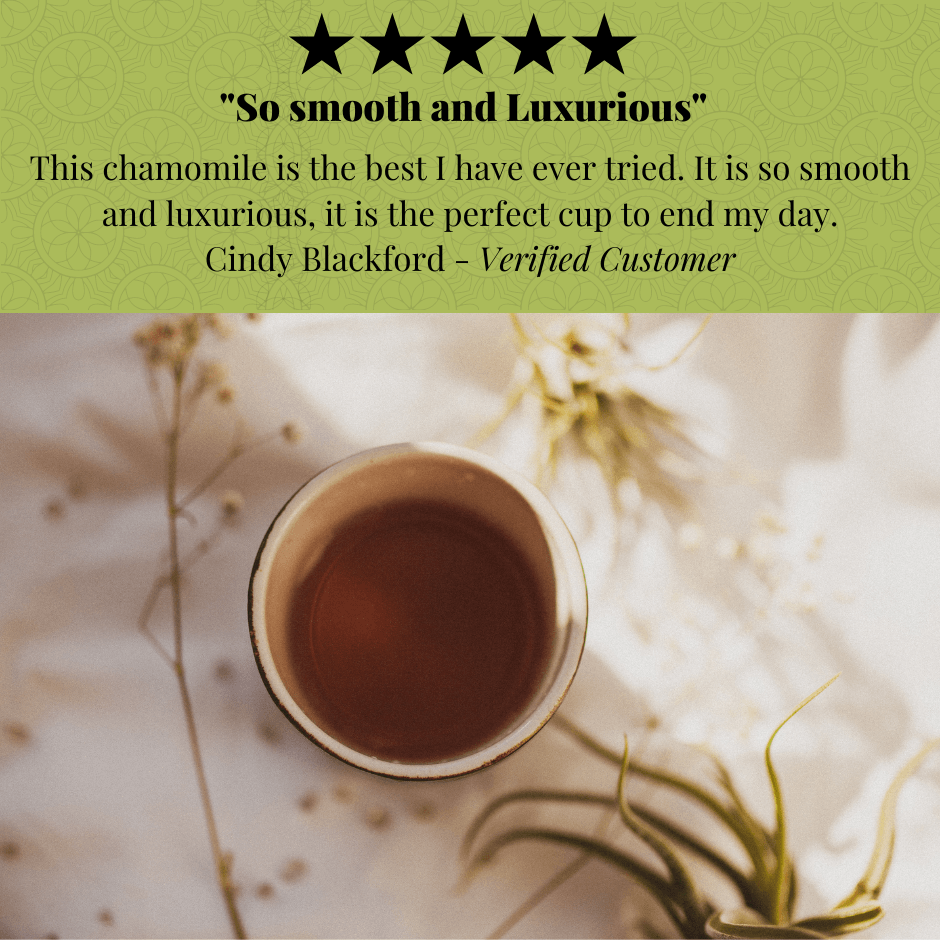 Avocado Leaf Tea Chamomile Blend - Avocado Tea Co., best tasting tea, tea testimonials, healthiest tea on the market