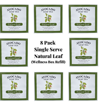 8 Pack single serve Avocado Leaf Tea Blend - wellness box refill