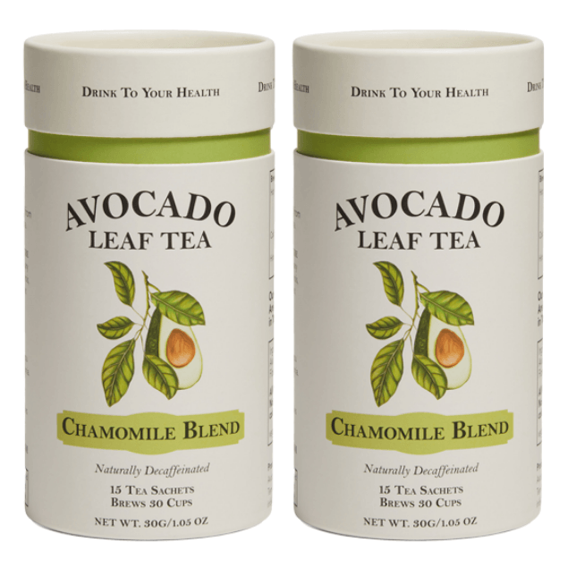 2 pack Buy Avocado Leaf Blended with Chamomile, Caffeine-Free, 15 Sachets, buy two and save