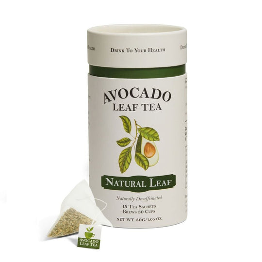 Avocado Leaf Tea Natural Leaf - Avocado Tea Co., avocado leaf tea with 15 tea sachets, makes 30 full favored servings