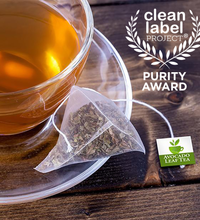 Clean Label project purity award for oraganic leaves