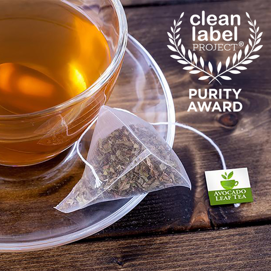 Clean Label project purity award for oraganic leaves