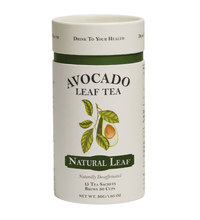 Avocado Leaf Tea Natural Leaf - Avocado Tea Co. 100 percent all natural, naturally caffeine free tea, tea in canister