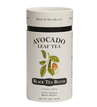 Avocado Leaf Tea Black Tea Blend - Avocado Tea Co., 15 tea sachets, 30 servings, lightly caffeinated, premium black tea blend