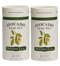 2 Pack Avocado Leaf Tea Natural - Avocado Tea Co., 100% all natural, biodegradable tea sachets, wellness tea