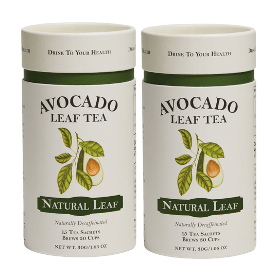 2 Pack Avocado Leaf Tea Natural - Avocado Tea Co., 100% all natural, biodegradable tea sachets, wellness tea