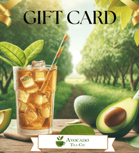 Perfect gift idea for a tea lover, avocado Tea Co gift certificates, healthy tea, tea gift