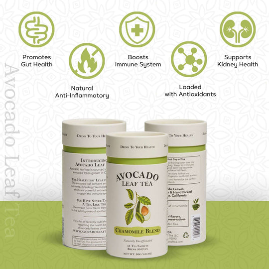 Avocado Leaf Chamomile Blend - Avocado Tea Co.