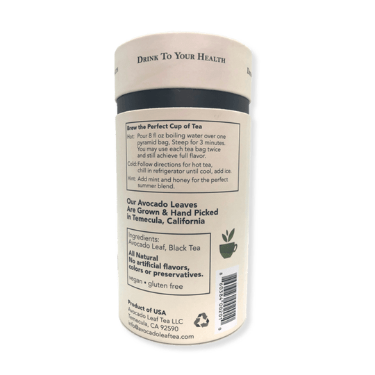 Avocado Leaf Tea Black Tea Blend - Avocado Tea Co.
