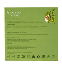 The back of the wellness box that is all natural, caffeine free, non gmo, vegan friendly, decaffeinated, zero calories